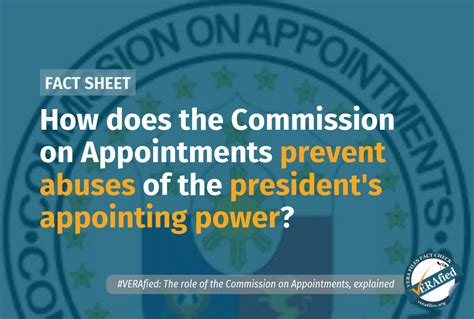 commission on appointments address